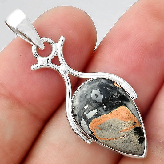 Natural Maligano Jasper - Indonesia Pendant P-1592 SDP156283