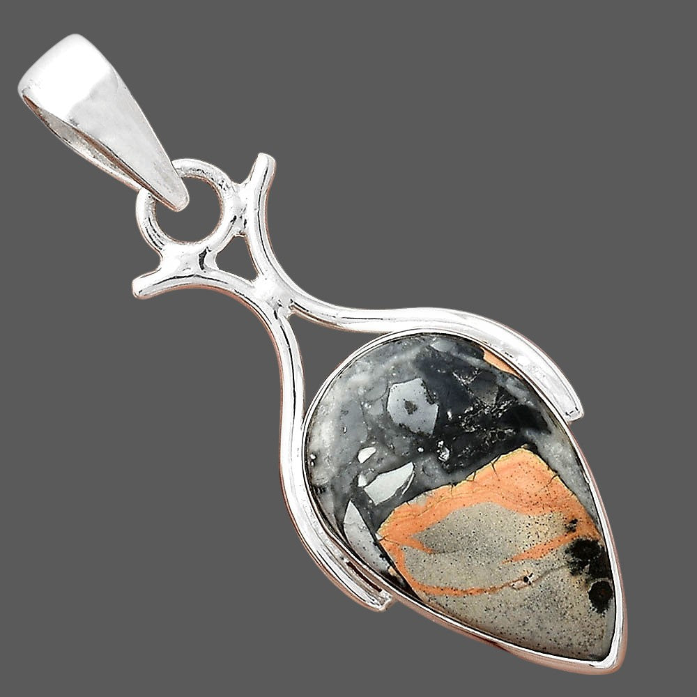 Natural Maligano Jasper - Indonesia Pendant P-1592 SDP156283