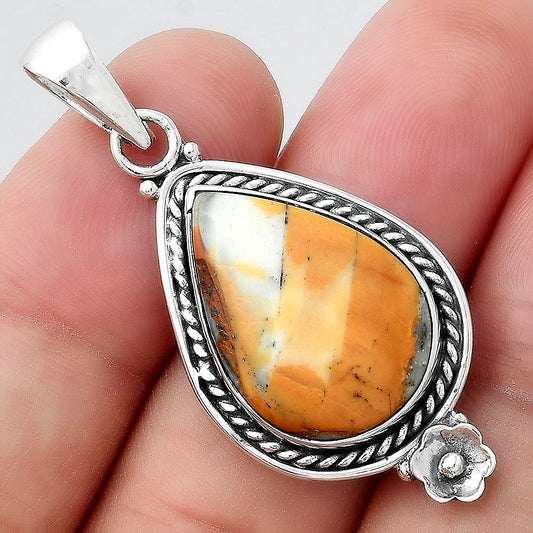 Natural Maligano Jasper - Indonesia Pendant P-1620 SDP156340
