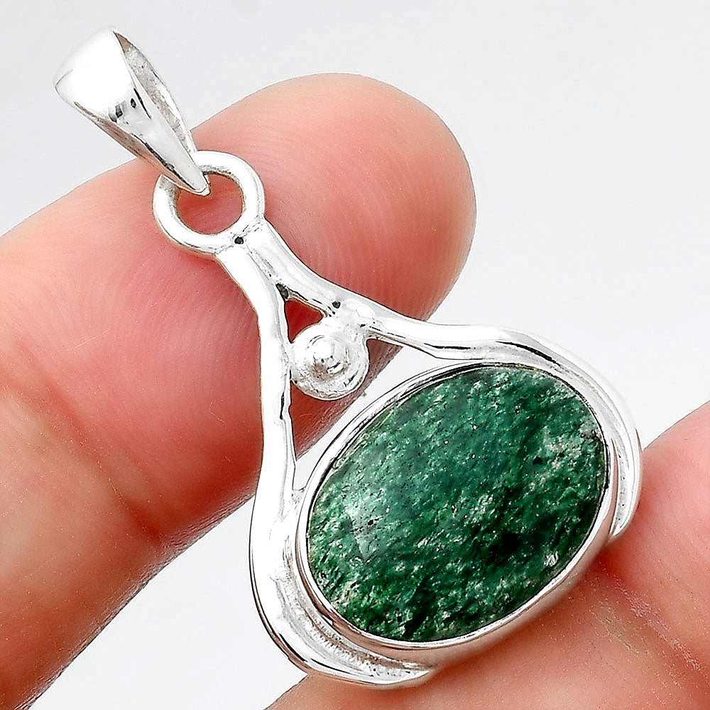 Natural Green Aventurine Pendant P-1407 SDP156350