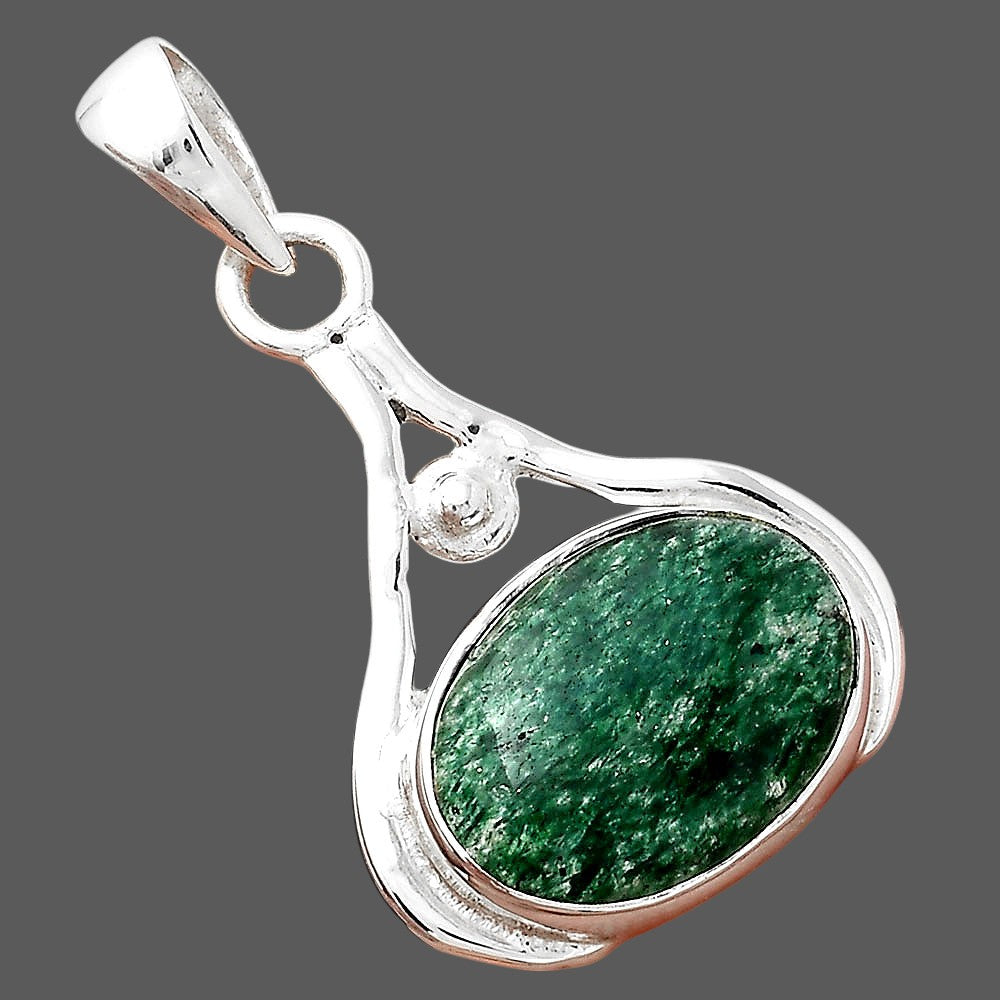 Natural Green Aventurine Pendant P-1407 SDP156350