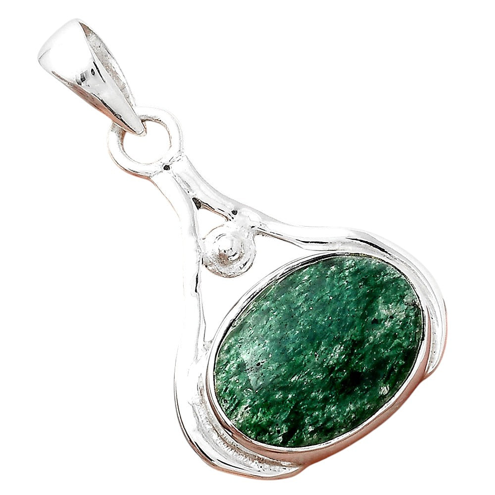 Natural Green Aventurine Pendant P-1407 SDP156350