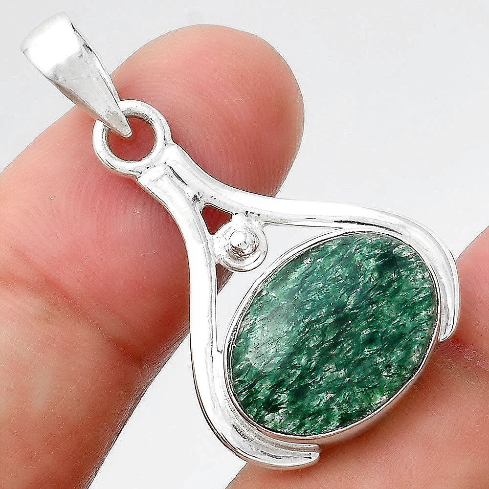 Natural Green Aventurine Pendant P-1407 SDP156352