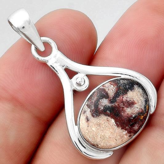 Natural Indian Blanket Jasper Pendant P-1407 SDP156353