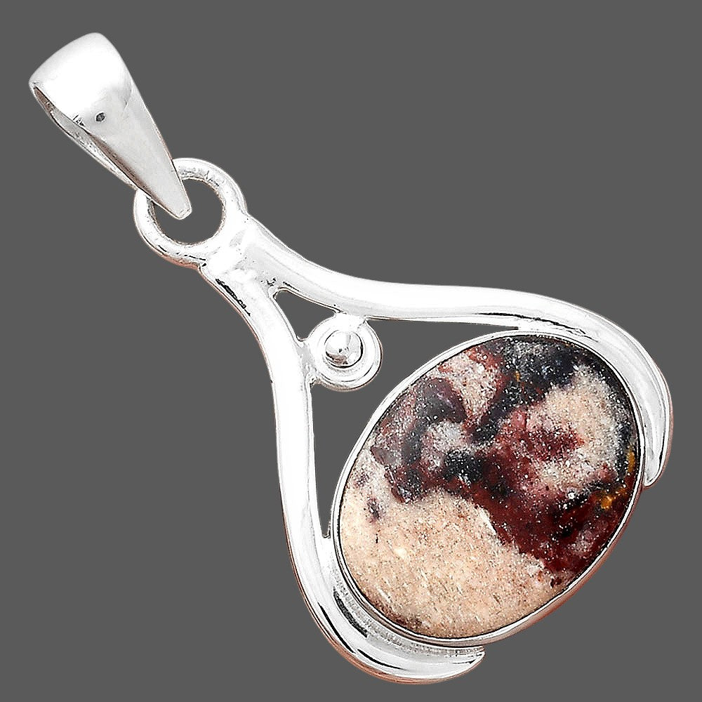 Natural Indian Blanket Jasper Pendant P-1407 SDP156353
