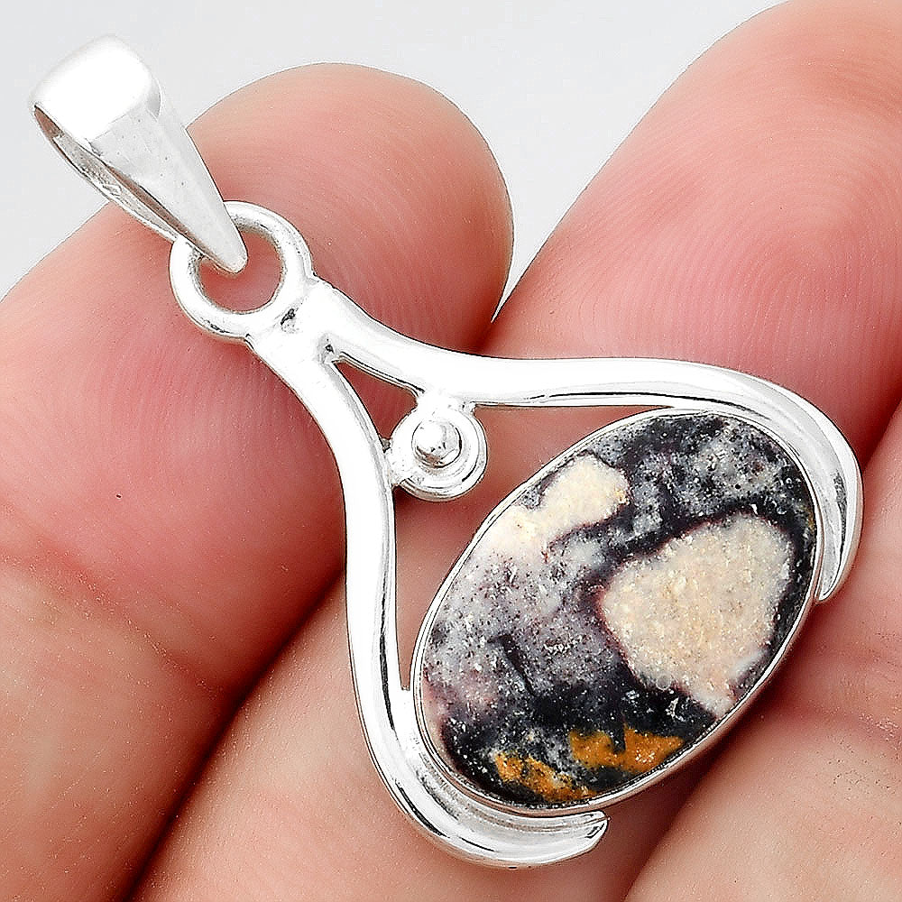 Natural Indian Blanket Jasper Pendant P-1407 SDP156354