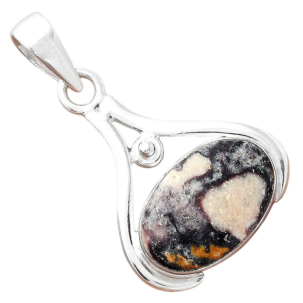Natural Indian Blanket Jasper Pendant P-1407 SDP156354
