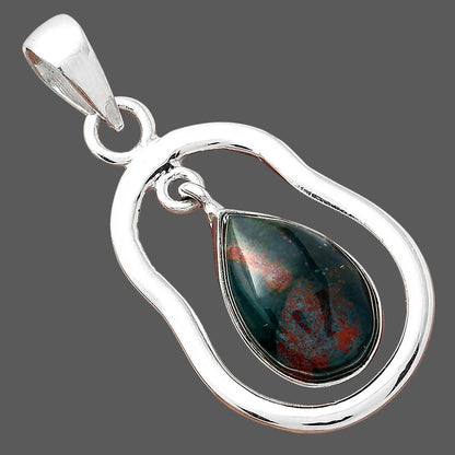 Natural Blood Stone - India Pendant P-1171 SDP156360