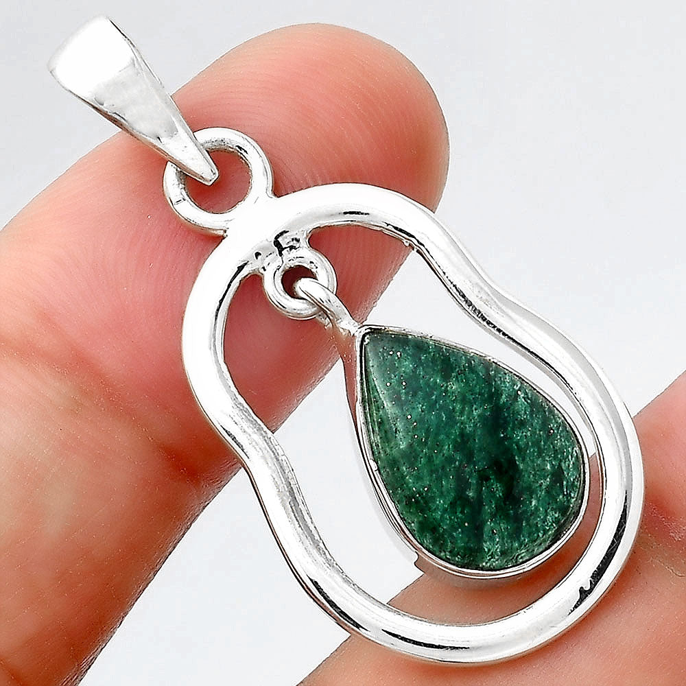 Natural Green Aventurine Pendant P-1171 SDP156361