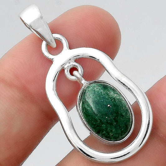 Natural Green Aventurine Pendant P-1171 SDP156363