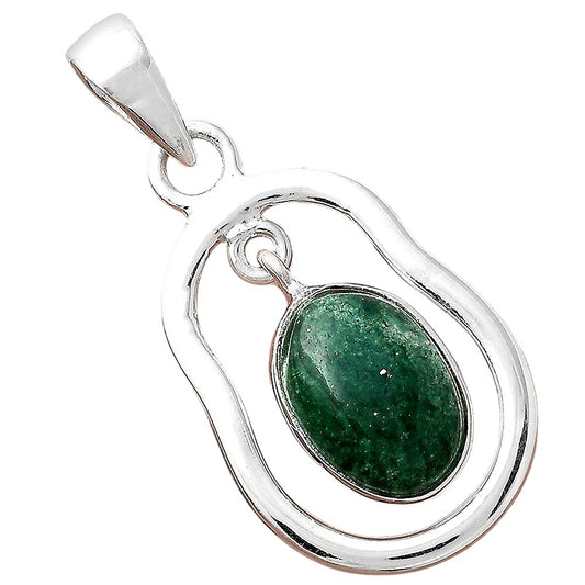 Natural Green Aventurine Pendant P-1171 SDP156363