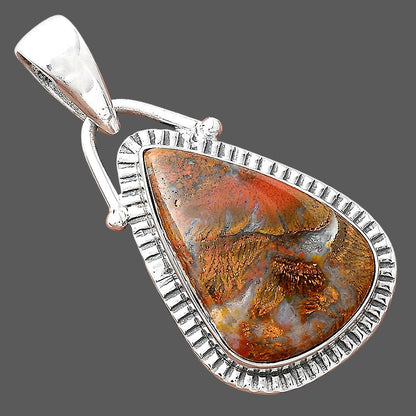 Natural Red Moss Agate Pendant P-1367 SDP156375