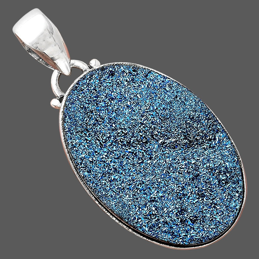 Titanium Druzy Pendant P-1001 SDP156384