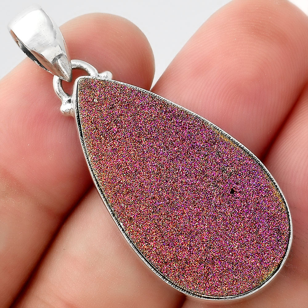 Titanium Druzy Pendant P-1001 SDP156386