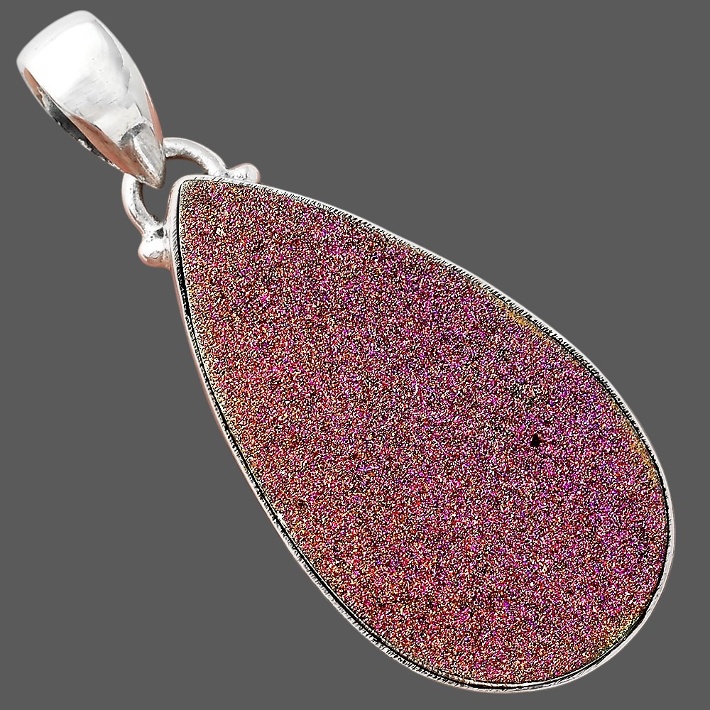 Titanium Druzy Pendant P-1001 SDP156386