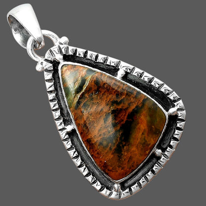 Natural Turkish Rainforest Chrysocolla Pendant P-1495 SDP156415