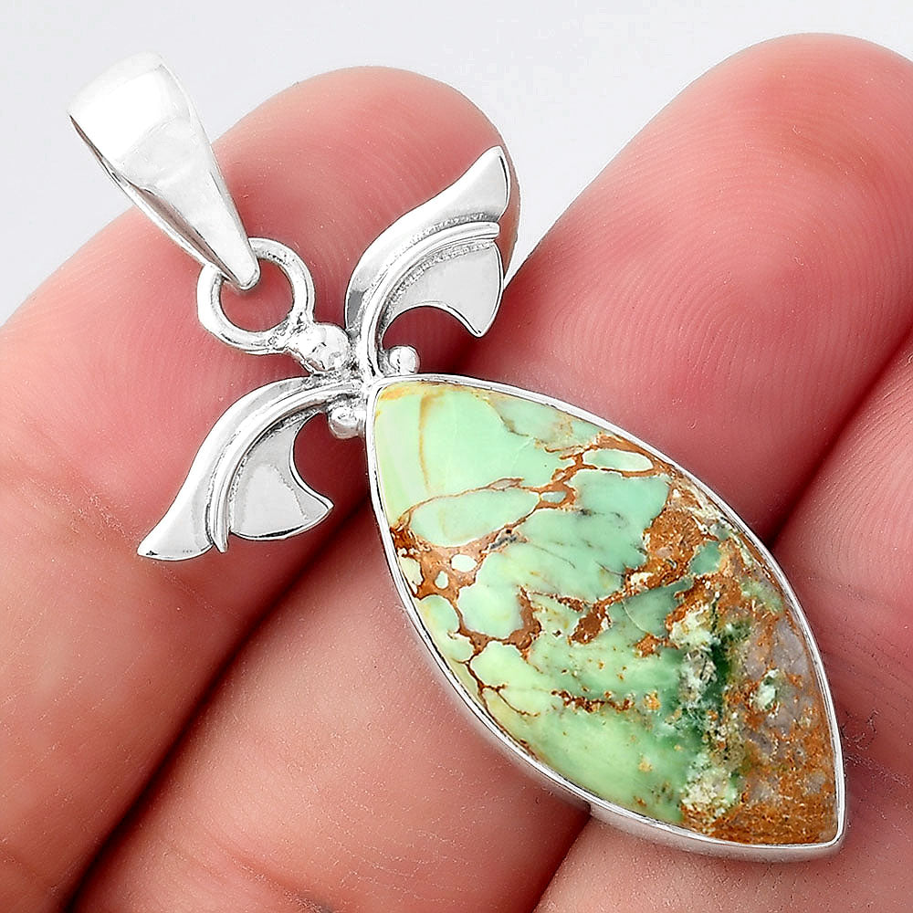 Natural Australian Variscite Pendant P-1547 SDP156421