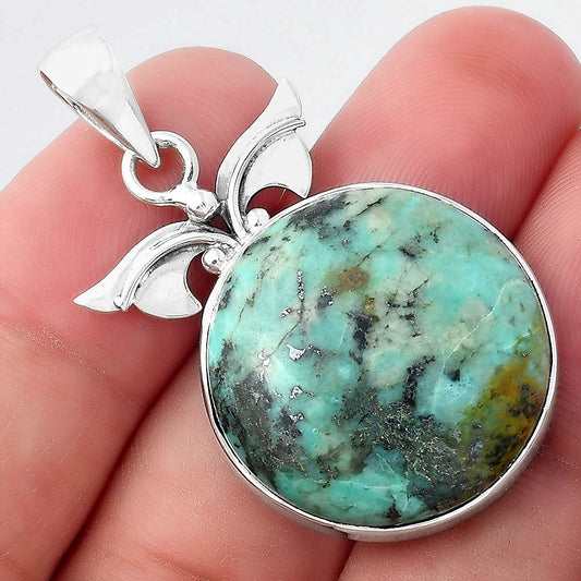 Natural Brazilian Turquoise Pendant P-1547 SDP156423