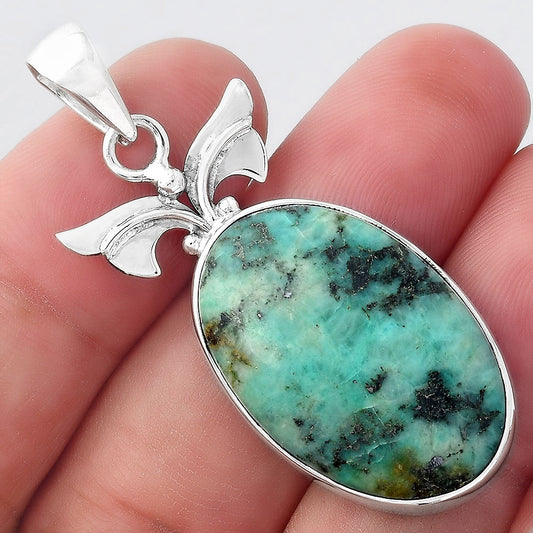Natural Brazilian Turquoise Pendant P-1547 SDP156427