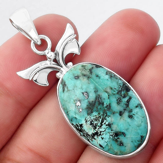 Natural Brazilian Turquoise Pendant P-1547 SDP156429