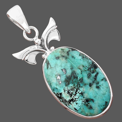 Natural Brazilian Turquoise Pendant P-1547 SDP156429