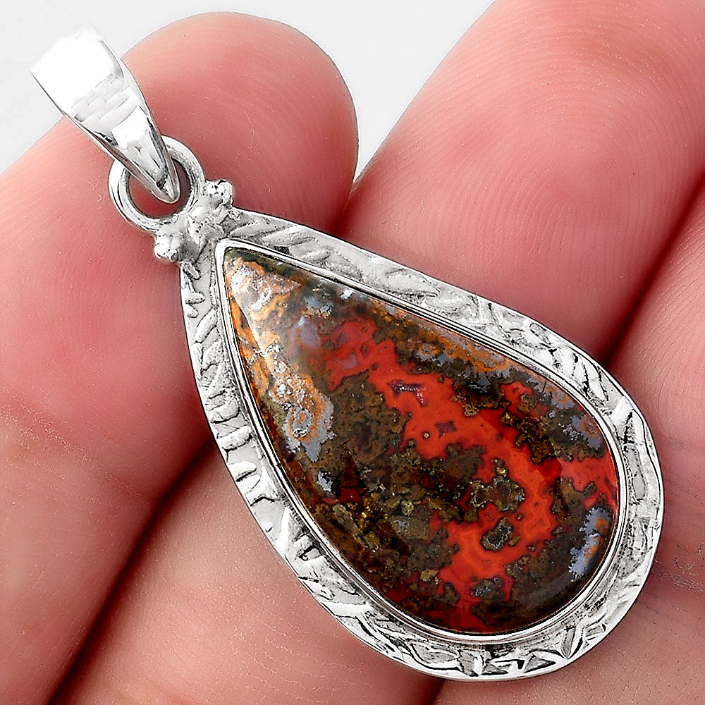 Natural Rare Cady Mountain Agate Pendant P-1397 SDP156445