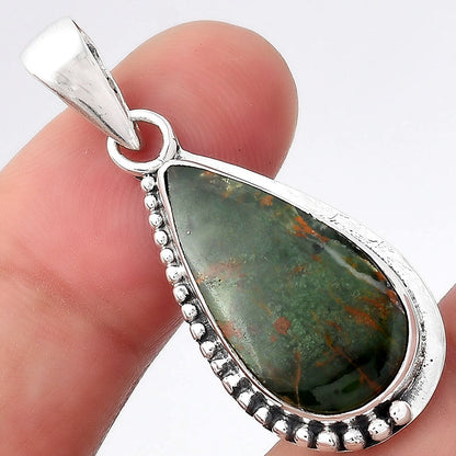 Natural Chrome Chalcedony Pendant P-1326 SDP156475