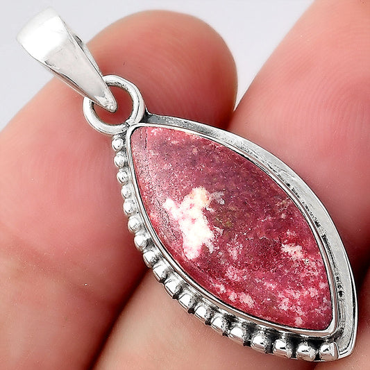 Natural Pink Thulite - Norway Pendant P-1326 SDP156476