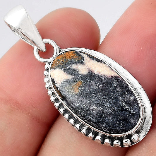 Natural Indian Blanket Jasper Pendant P-1326 SDP156477