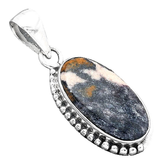 Natural Indian Blanket Jasper Pendant P-1326 SDP156477