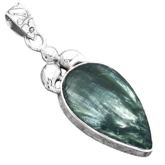 Natural Russian Seraphinite Pendant P-1694 SDP156480