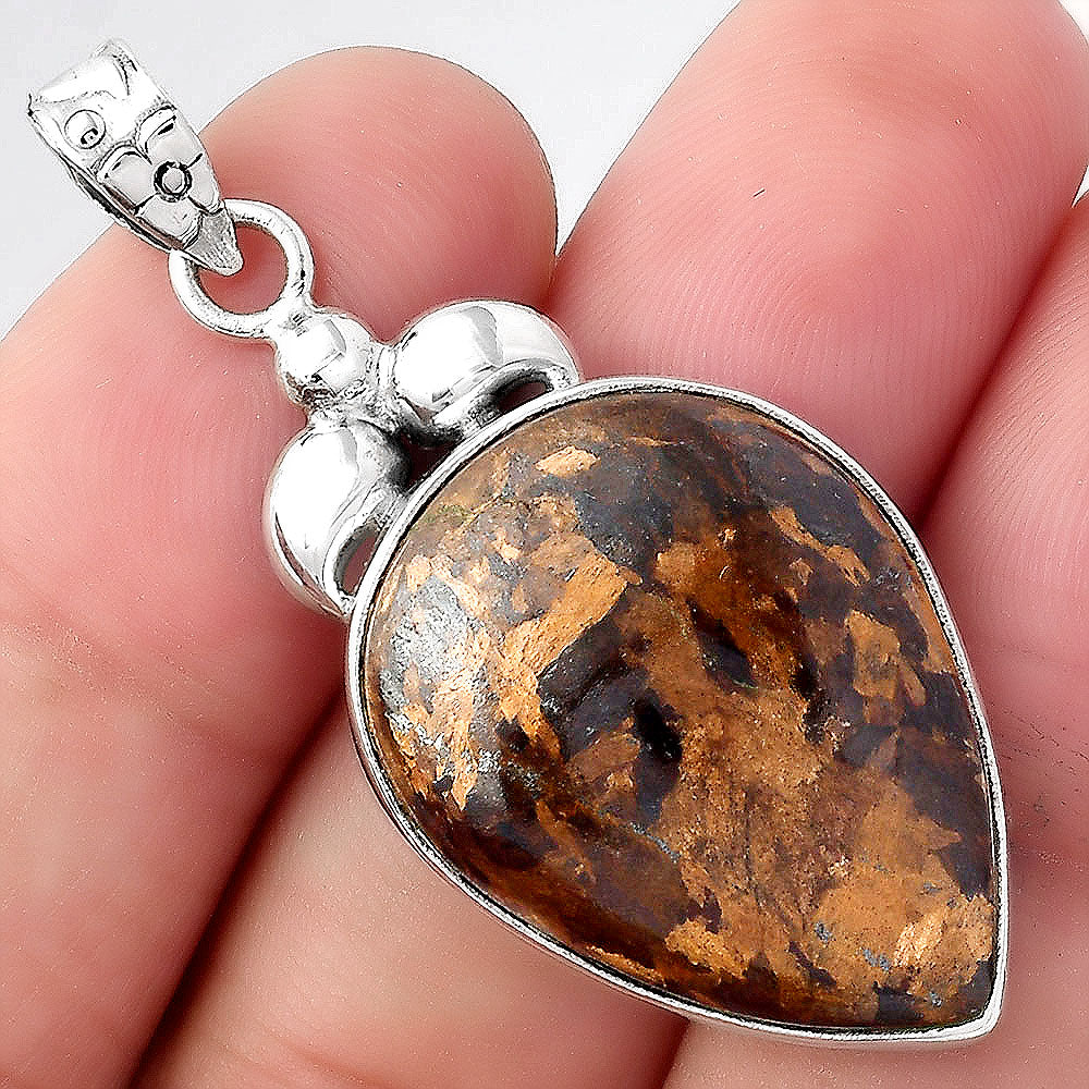 Natural Bronzite Pendant P-1694 SDP156492