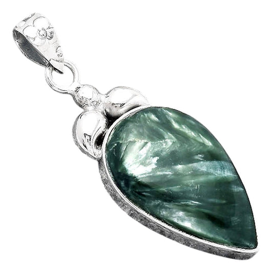 Natural Russian Seraphinite Pendant P-1694 SDP156503
