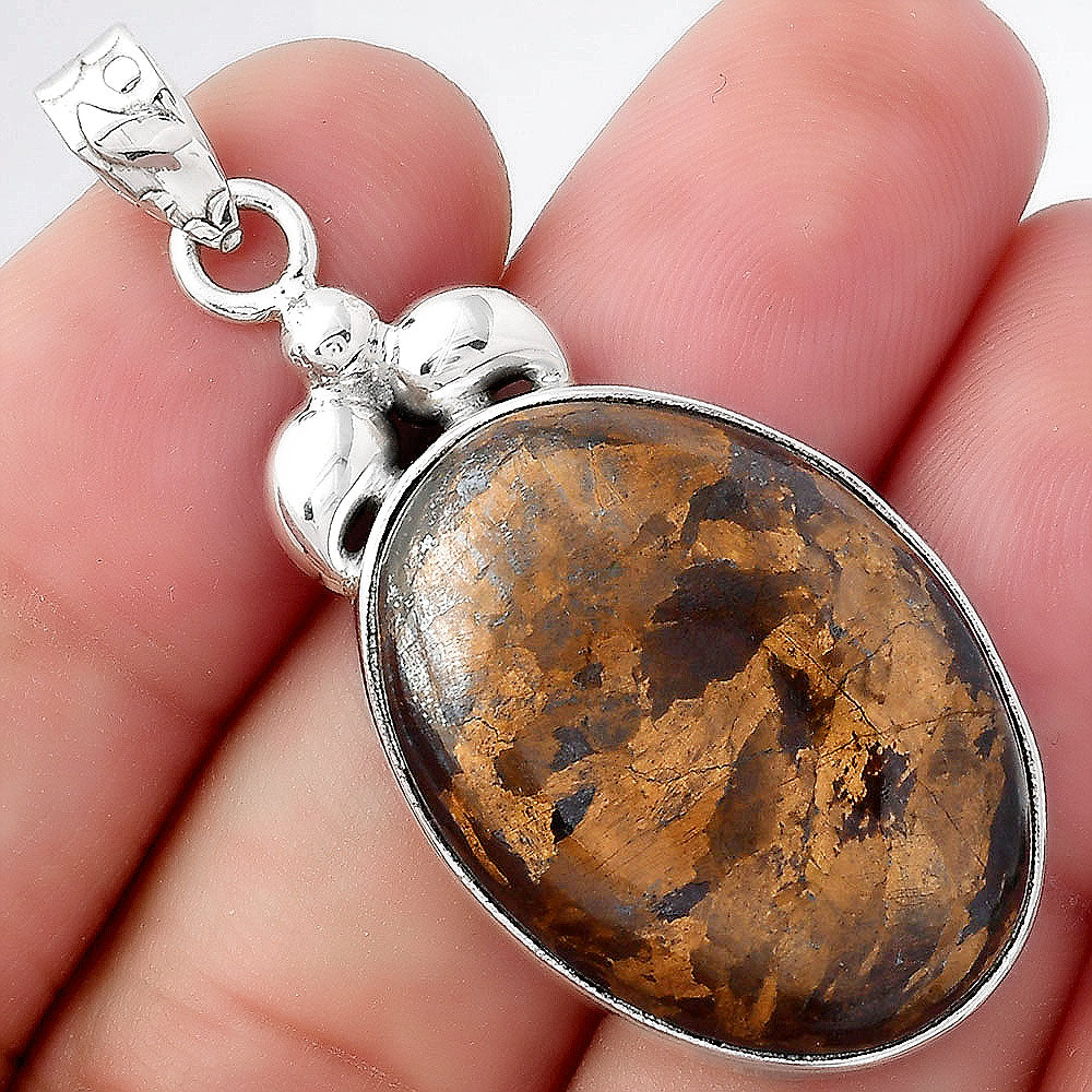 Natural Bronzite Pendant P-1694 SDP156508