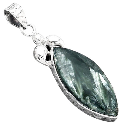 Natural Russian Seraphinite Pendant P-1694 SDP156509