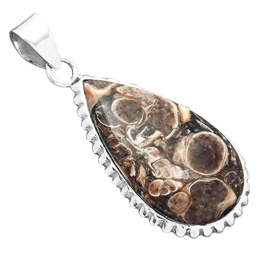 Natural Turtella Jasper - USA Pendant P-1371 SDP156511