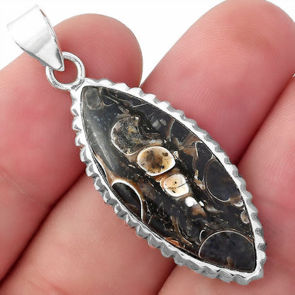 Natural Turtella Jasper - USA Pendant P-1371 SDP156514