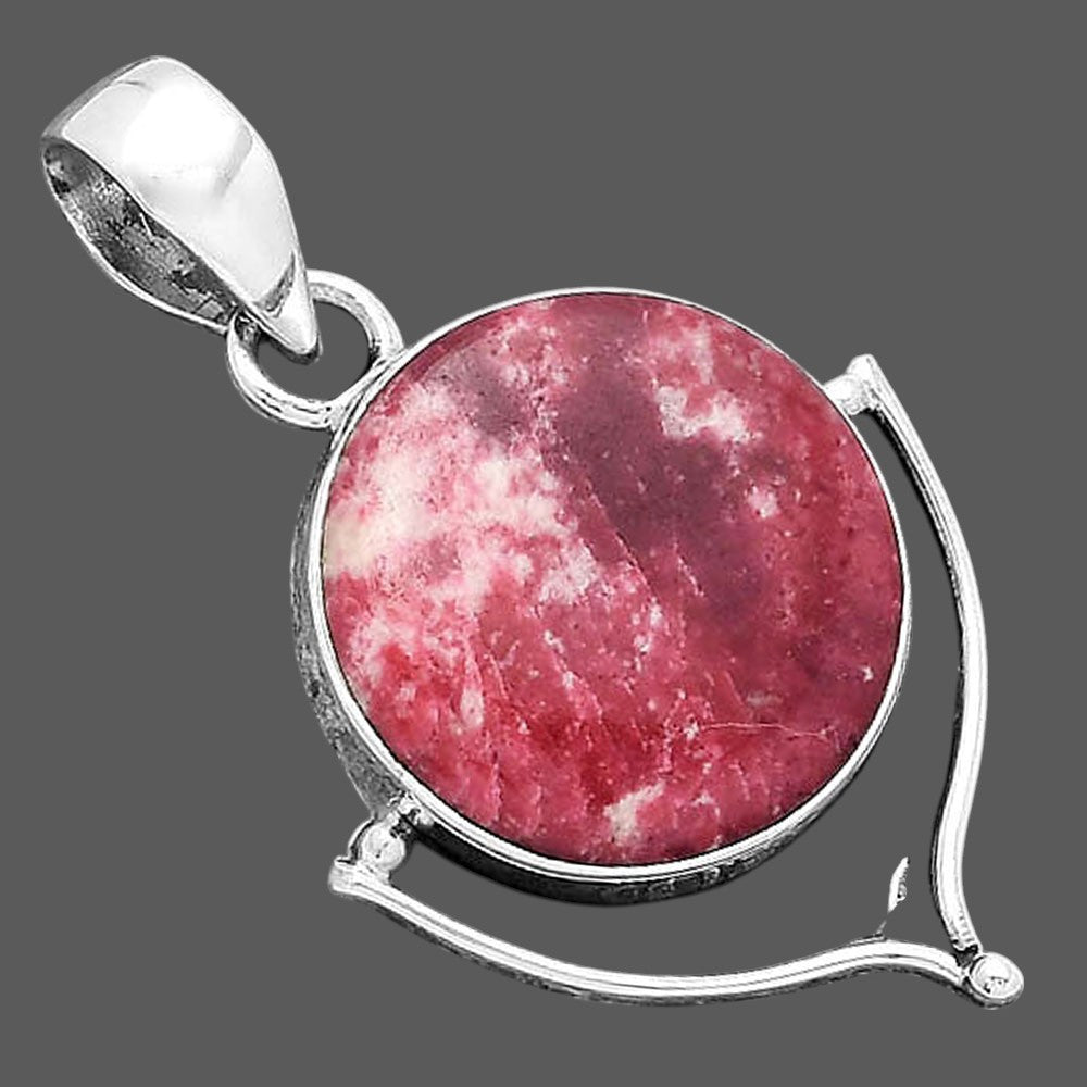 Natural Pink Thulite - Norway Pendant P-1393 SDP156517