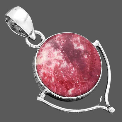 Natural Pink Thulite - Norway Pendant P-1393 SDP156517