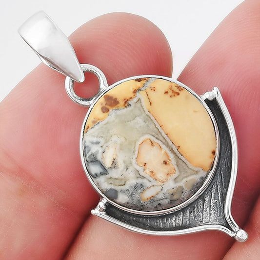 Natural Maligano Jasper - Indonesia Pendant P-1393 SDP156519