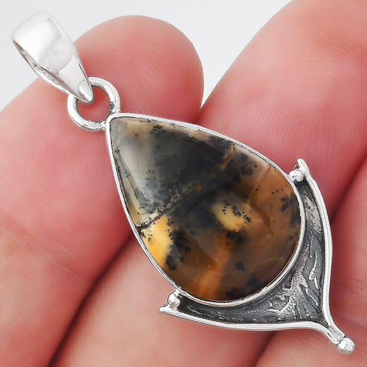 Natural Amethyst Sage Agate - Nevada Pendant P-1393 SDP156529