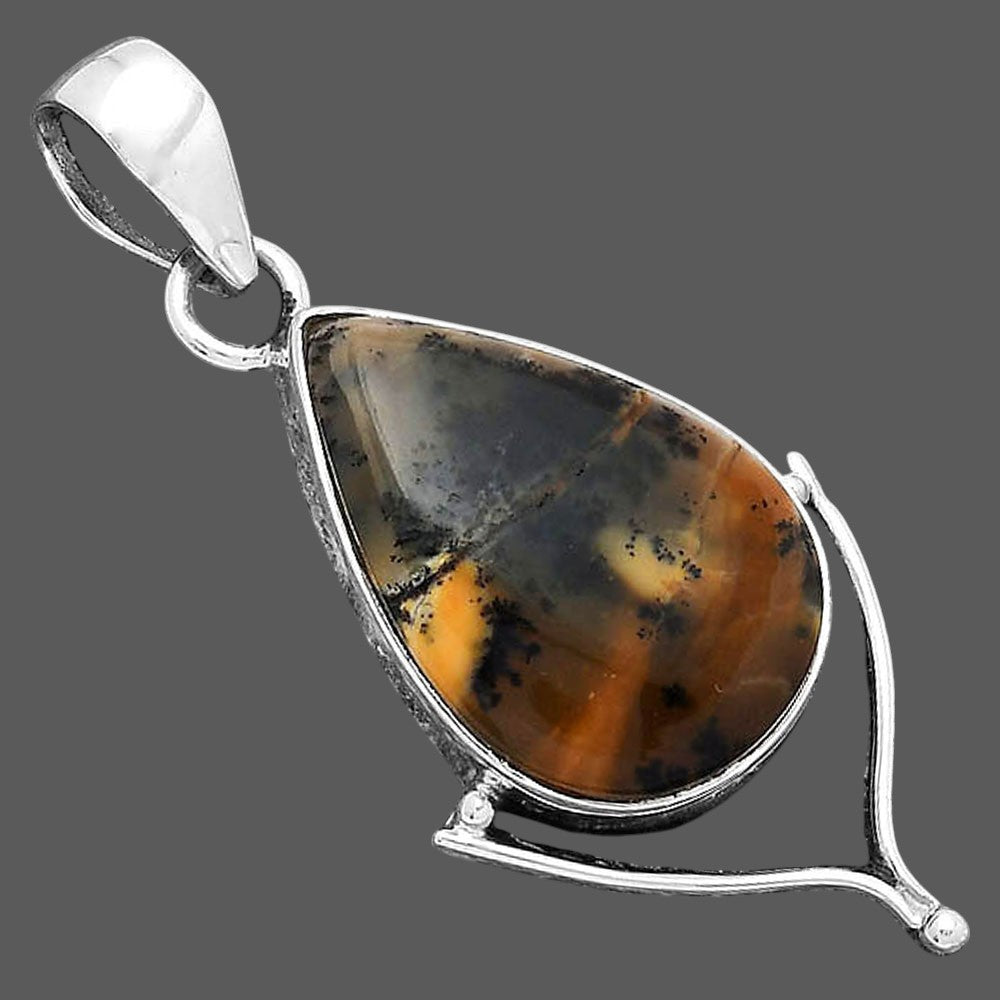 Natural Amethyst Sage Agate - Nevada Pendant P-1393 SDP156529