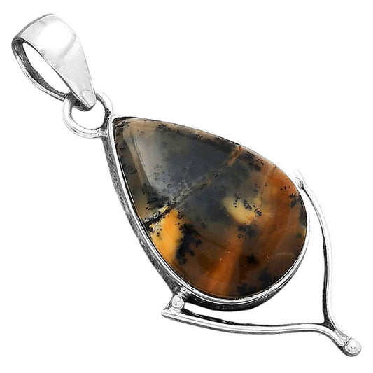 Natural Amethyst Sage Agate - Nevada Pendant P-1393 SDP156529