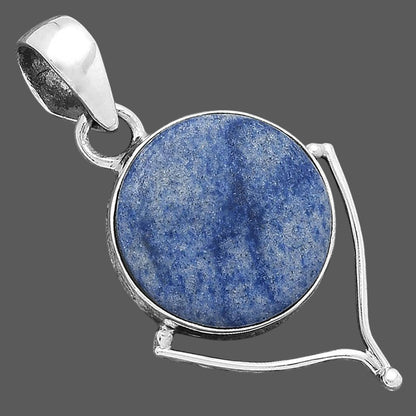 Natural Dumortierite Quartz Pendant P-1393 SDP156530