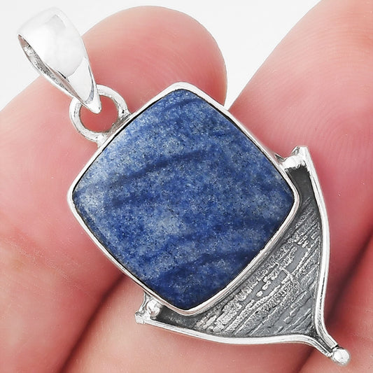 Natural Dumortierite Quartz Pendant P-1393 SDP156533