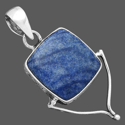 Natural Dumortierite Quartz Pendant P-1393 SDP156533