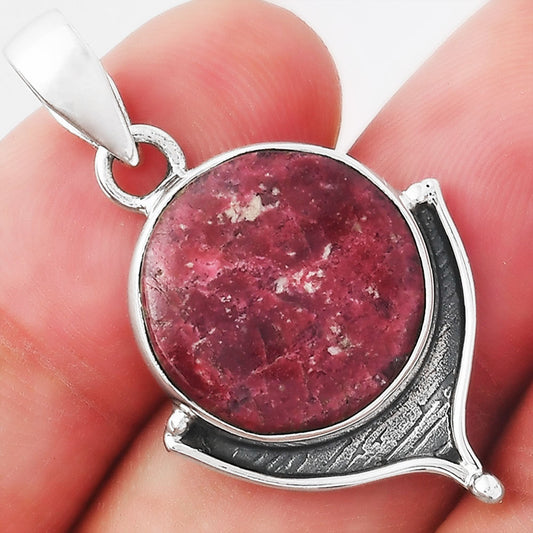 Natural Pink Thulite - Norway Pendant P-1393 SDP156534