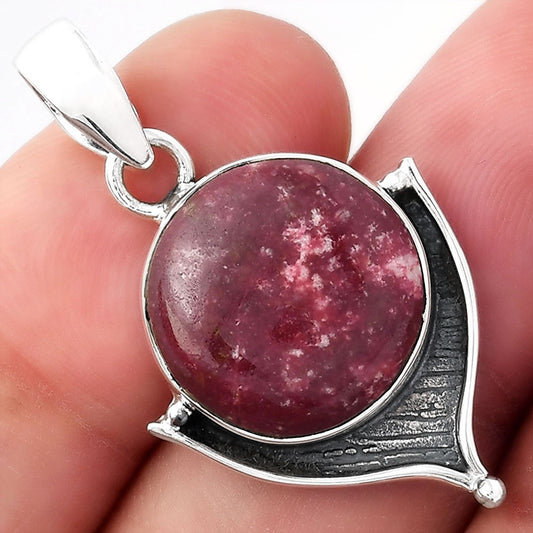 Natural Pink Thulite - Norway Pendant P-1393 SDP156541