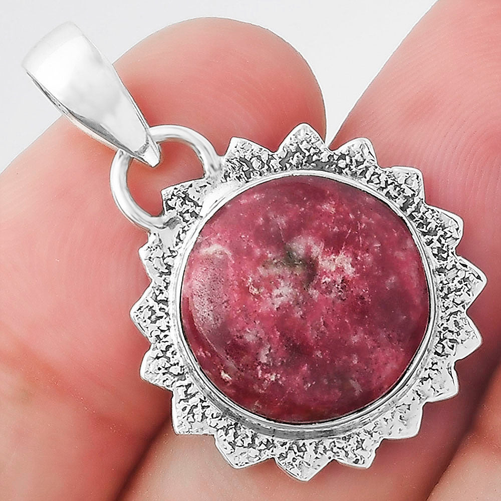 Natural Pink Thulite - Norway Pendant P-1205 SDP156545