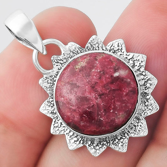 Natural Pink Thulite - Norway Pendant P-1205 SDP156548